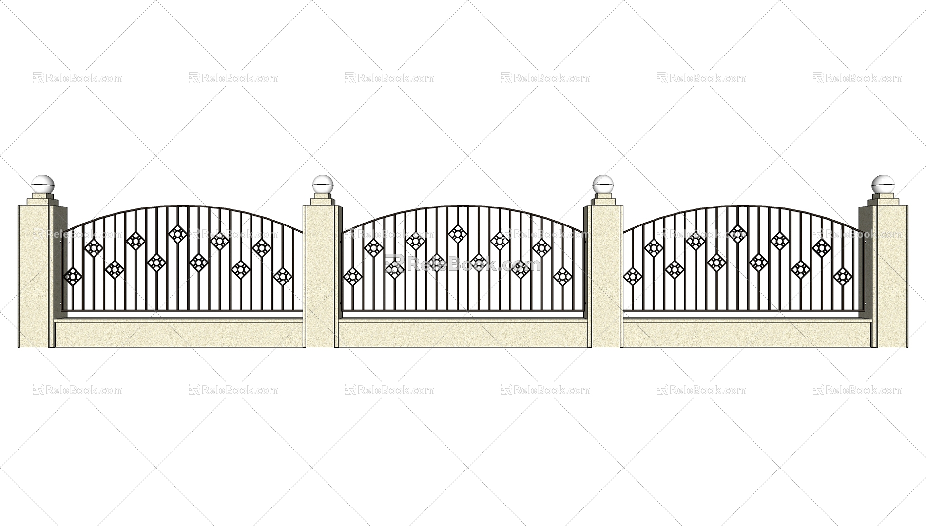 Fence 3d model