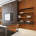 Modern Living Dining Room Interior With Wooden Slat Wall Piano Sofa And Coffee Table