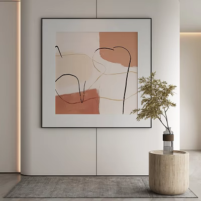 modern abstract painting decorative painting 3d model modern abstract painting decorative painting 3d model