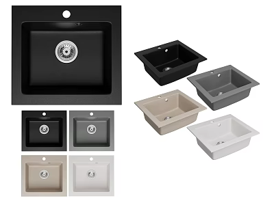 Simple Kitchen Vegetable Washing Basin Simple Vegetable Washing Basin 3d model