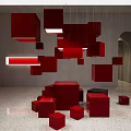 Modern Meichen Display Space 3d model