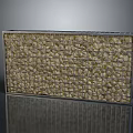 Durable Gabion Wall Structure With Natural Stone Filling And Metal Mesh Frame