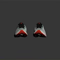 Light Blue Mesh Upper Sneakers With Black Laces And Red Soles Modern Design