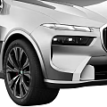 Silver BMW SUV Luxury Design With Front Rear Views Alloy Wheels And LED Lights