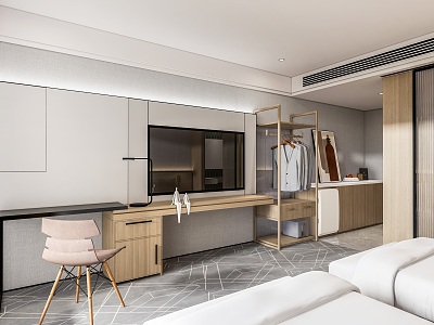 Hotel Rooms 3d model