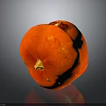 Fresh Ripe Red Pumpkin With Vibrant Color And Smooth Texture For Cooking