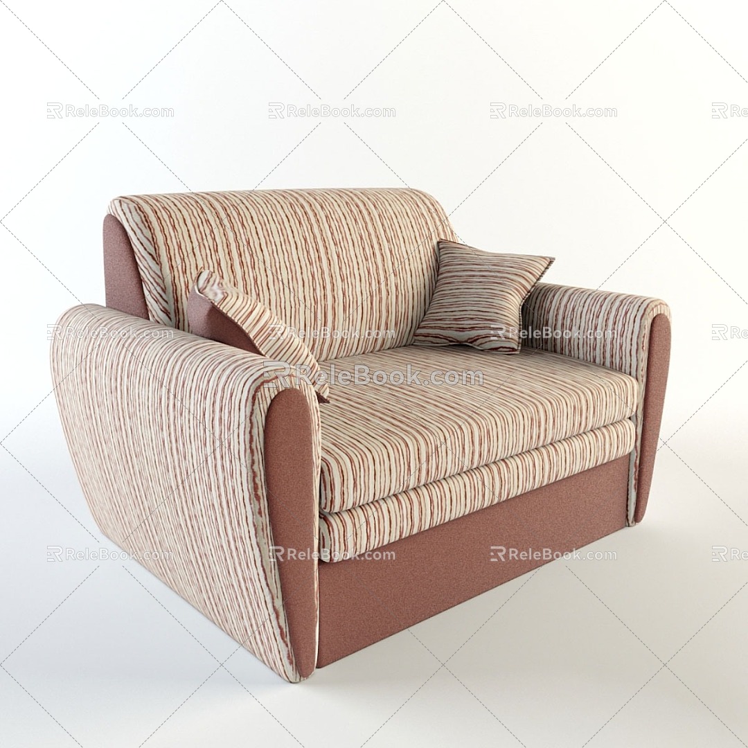 Single sofa 3d model