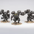 Modern Robots 3d model