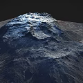 Stunning Natural Landscape Featuring Snow Capped Mountain And Winding River In Rugged Terrain
