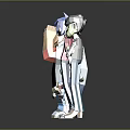 Colorful Characters And Creatures Figurines With Various Poses And Outfits