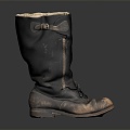 Modern Boots Men's Boots Old Boots Old Leather Boots Old Rain Boots Men's Leather Shoes Pointed Leather Boots 3d model