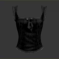 Elegant Black Corset With Bow Accent As Stylish Lifestyle Fashion Product