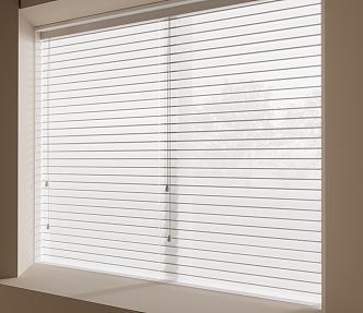 Modern Shangri-La Blinds Roller Blinds 3d model