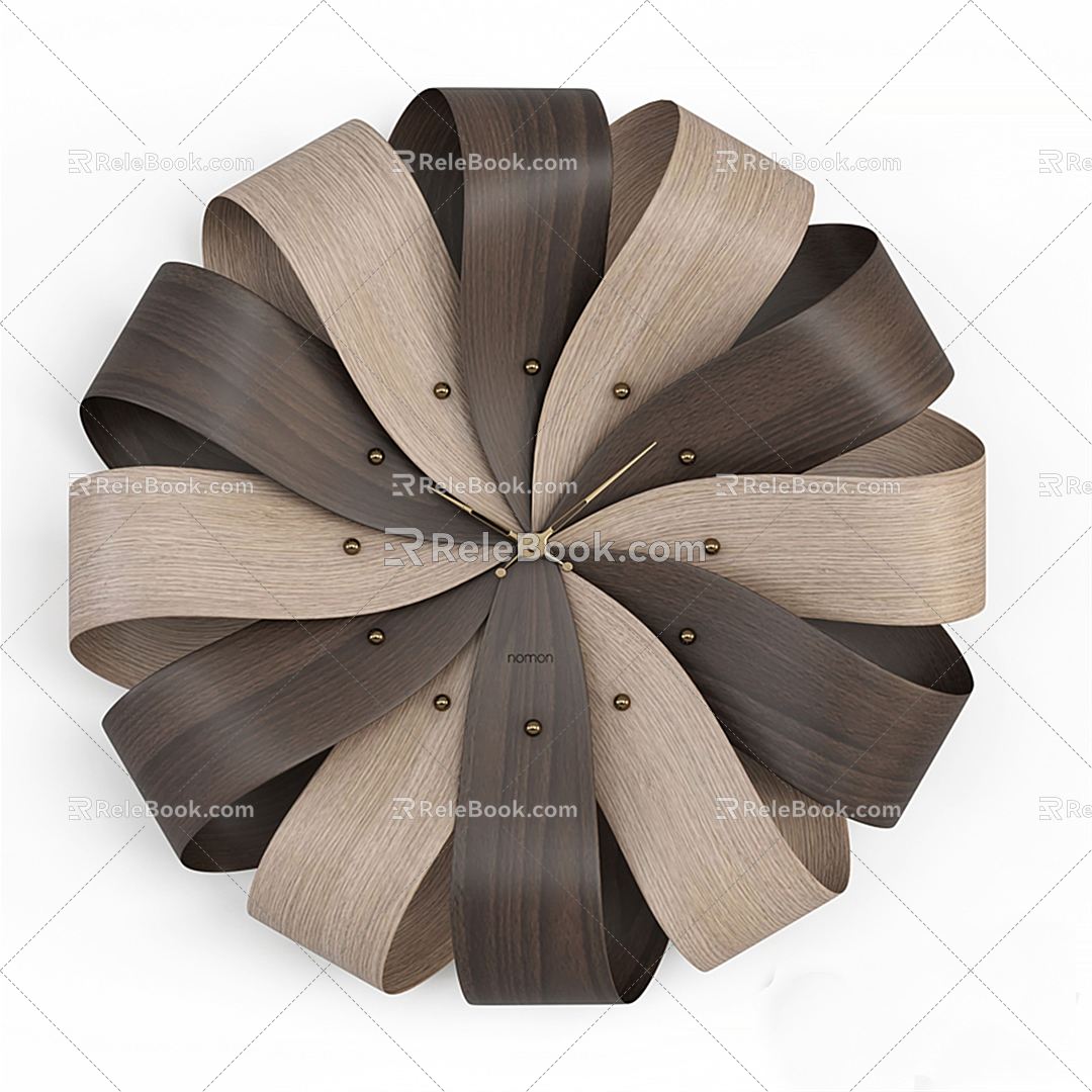 Modern clock wall clock 3d model