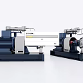 Heavy Duty Industrial Pumps With Electric Motors Mounting Bases And Piping Connections