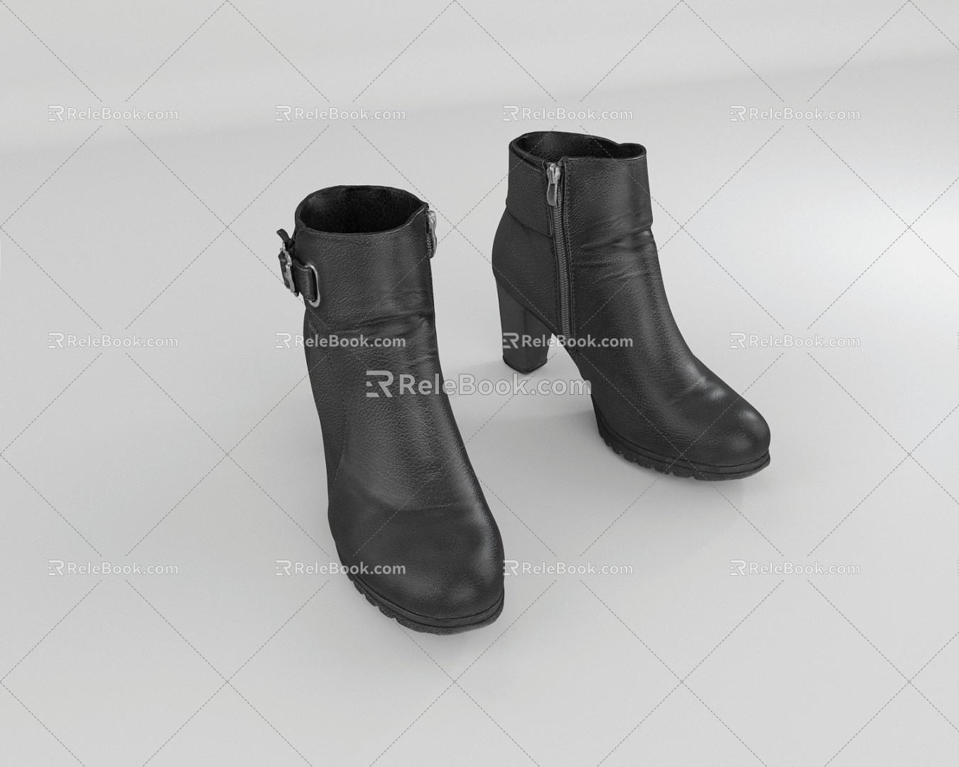 Modern Boots 3d model