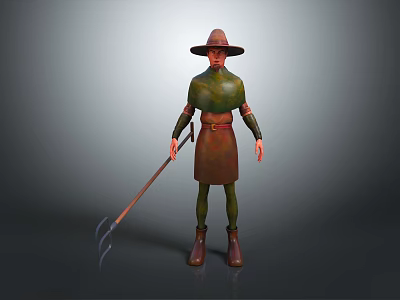 Modern Game Character Cartoon Character Portrait Animation Character Portrait Animation Character Portrait 3d model