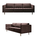 Modern Leisure Sofa Modern Leisure Sofa Living Room Sofa Multi-person Sofa Pillow Pillow Home Furniture Simple 3d model