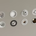 Modern Downlights and Spotlights with Various Styles and Finishes for Interior Lighting