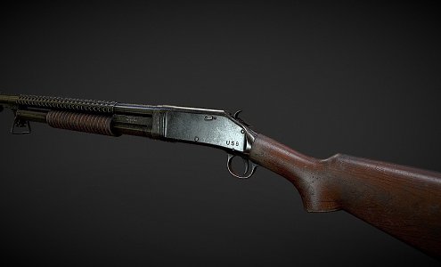 weapon shotgun 3d model