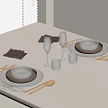 Tableware 3d model