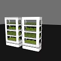 Commercial Multi Tiered Indoor Plant Growing Equipment With LED Lighting Shelves