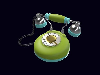 Modern Telephone 3d model Modern Telephone 3d model