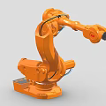 Orange ABB Industrial Robotic Arm Equipment For Automated Manufacturing Applications