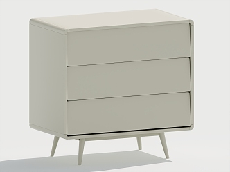 Bedside Cabinet Low Cabinet 3d model