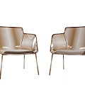 Modern Leisure Chairs With Mesh And Transparent Acrylic Design Black Gold Metal Frames