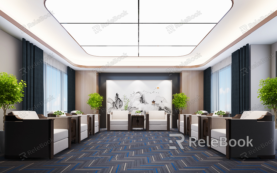 Modern Reception Room model