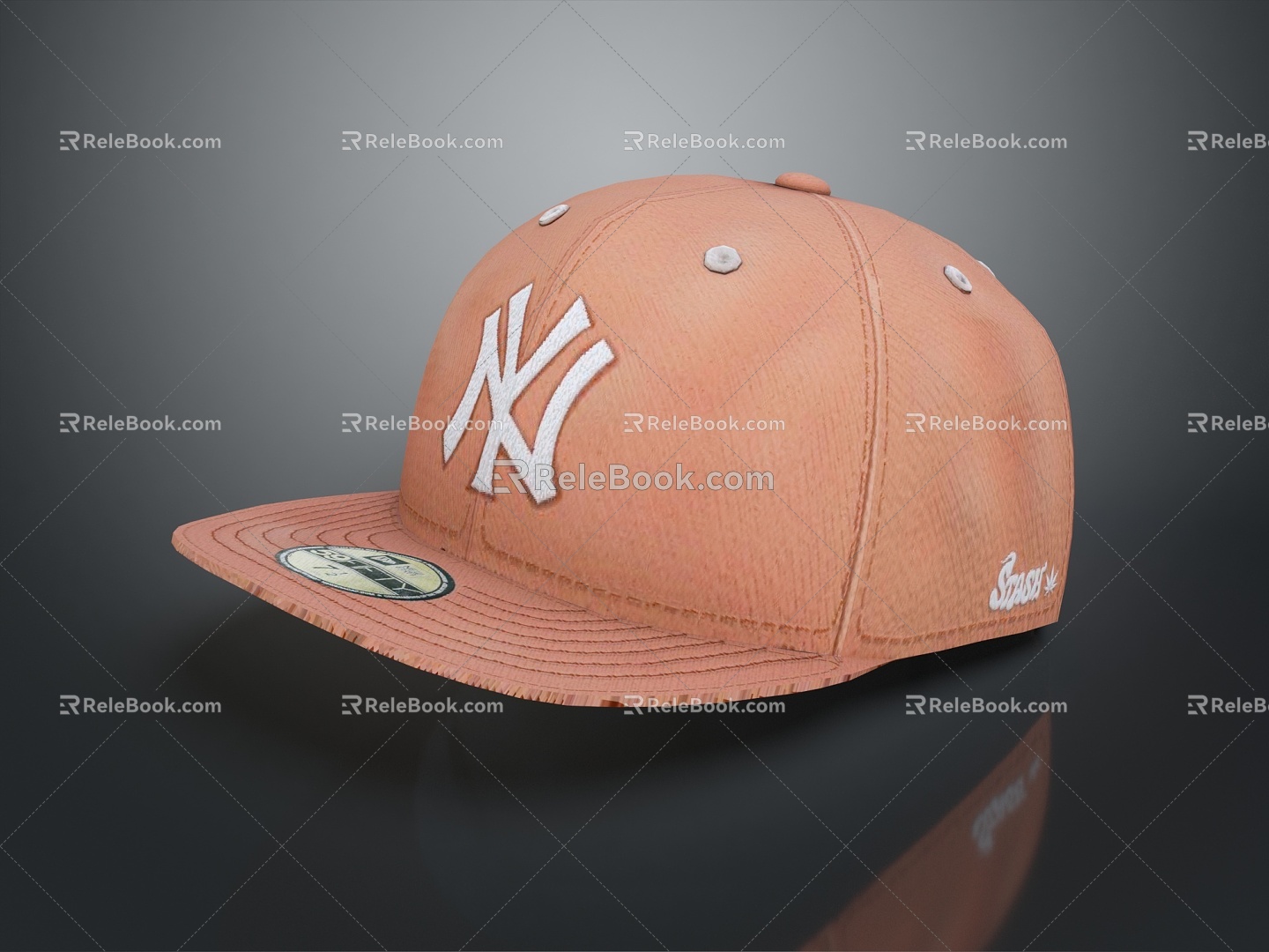 Hat cap baseball cap realistic 3d model