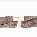 Natural Stone Wood Material With Rough Textured Surface For Home Decor 3d model