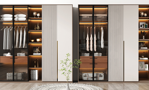 Modern wardrobe 3d model