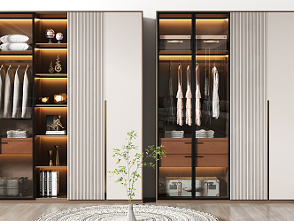 Modern wardrobe 3d model