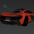 Red Sleek Modern Sports Car Exterior With Black Wheels And Streamlined Design
