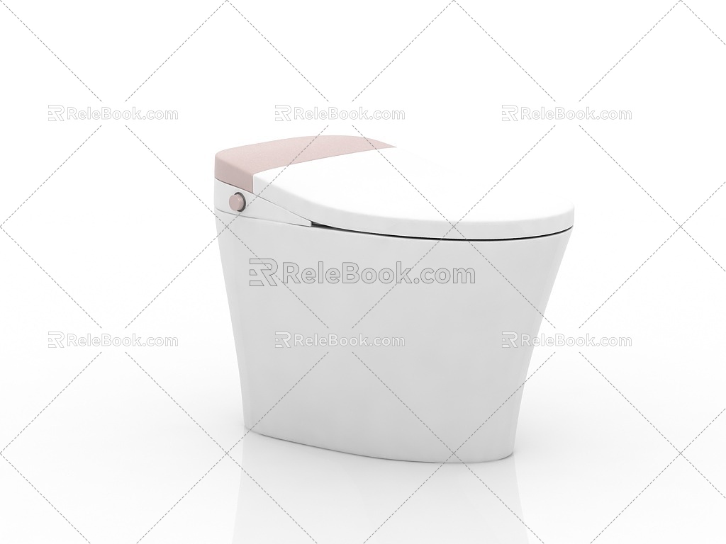 Smart Toilet Toilet 3d model