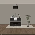 Upright Piano And Artistic Decor In Bright Room With Sheet Music Flowers Plant And View