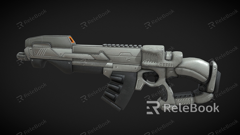 Machine Gun Sci-Fi Weapon Future Weapon model