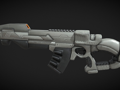 Machine Gun Sci-Fi Weapon Future Weapon model