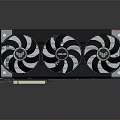 High Performance MSI Graphics Card With Three Cooling Fans For Efficient Heat Dissipation Electronic Device