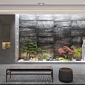 Minimalist Modern Tea Room Interior Design With Wooden Panels Glass Doors And Soft Lighting