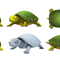 Modern Turtle 3d model