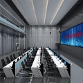 Command Center Conference Room 3d model