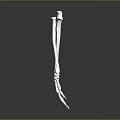 Skeletal Hand 3D Rendered Metallic Structure with Fingers Wrist and Arm Bones Detailed Anatomical Design