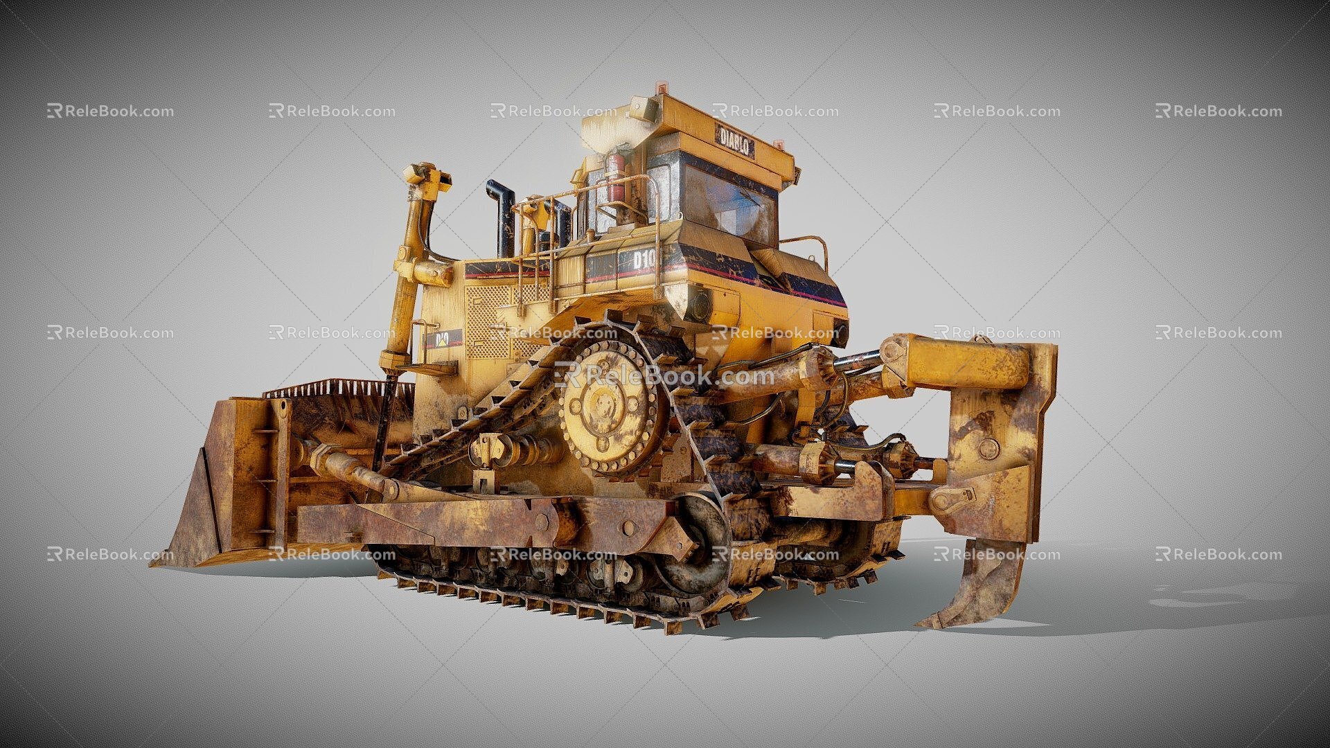 Bulldozer 3d model