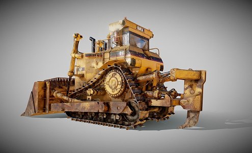 Bulldozer 3d model