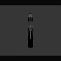 Tactical Revolver With Scope Flashlight Attachment Black Grip Modern Design