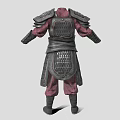 Ancient Warrior Armor With Traditional Design And Details 3d model