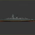 Modern Warship Ship Warship 3d model